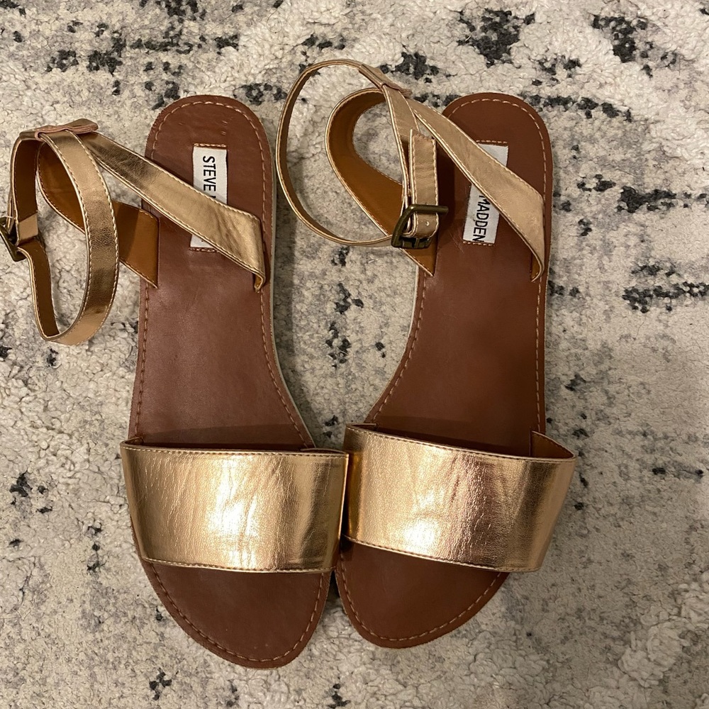 Steve Madden Miley Rose Gold sandals size 11